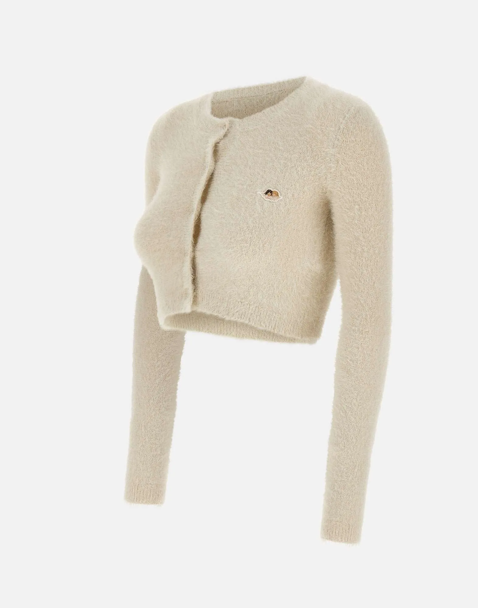 Very Soft Plush Cropped Cardigan