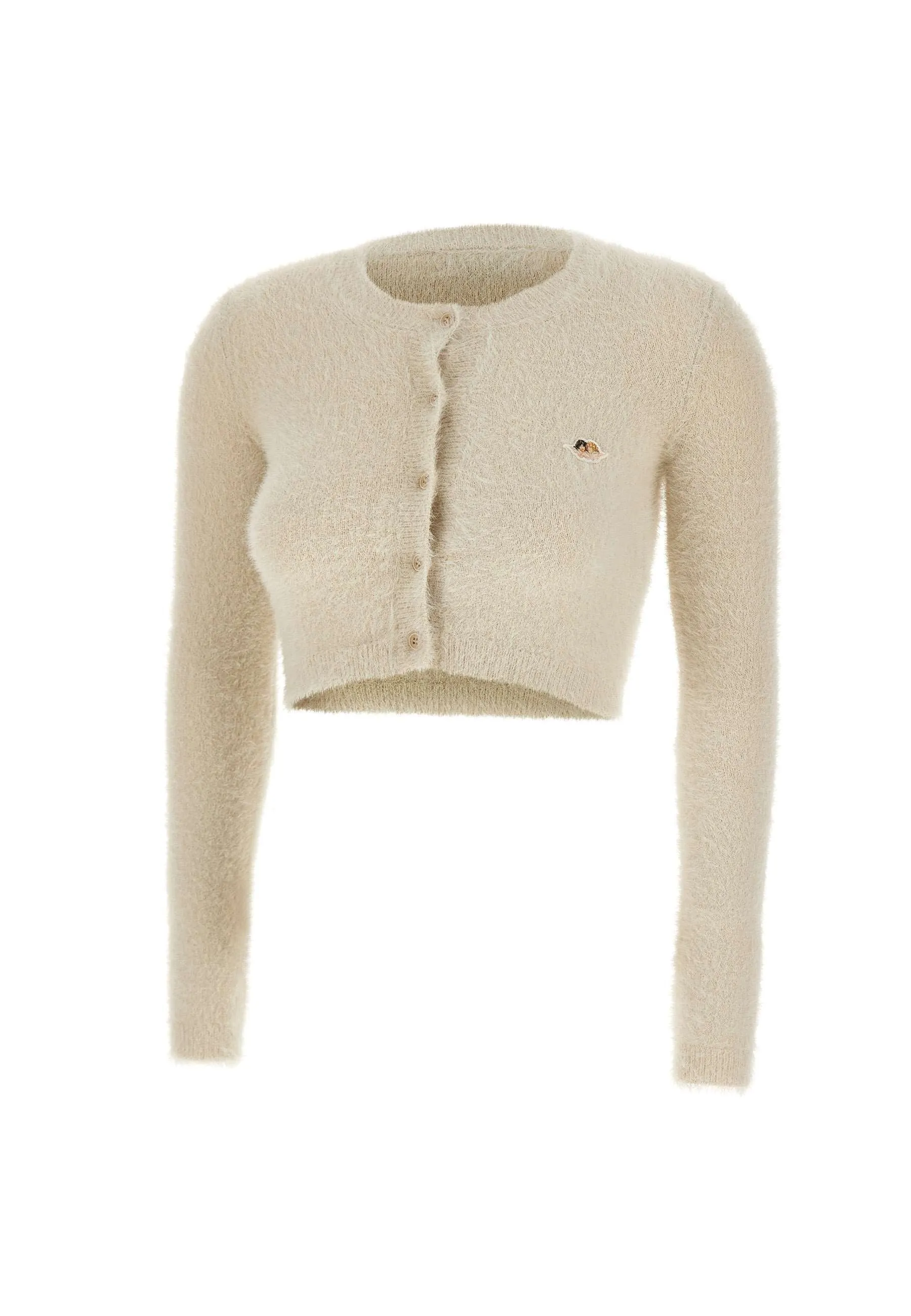 Very Soft Plush Cropped Cardigan