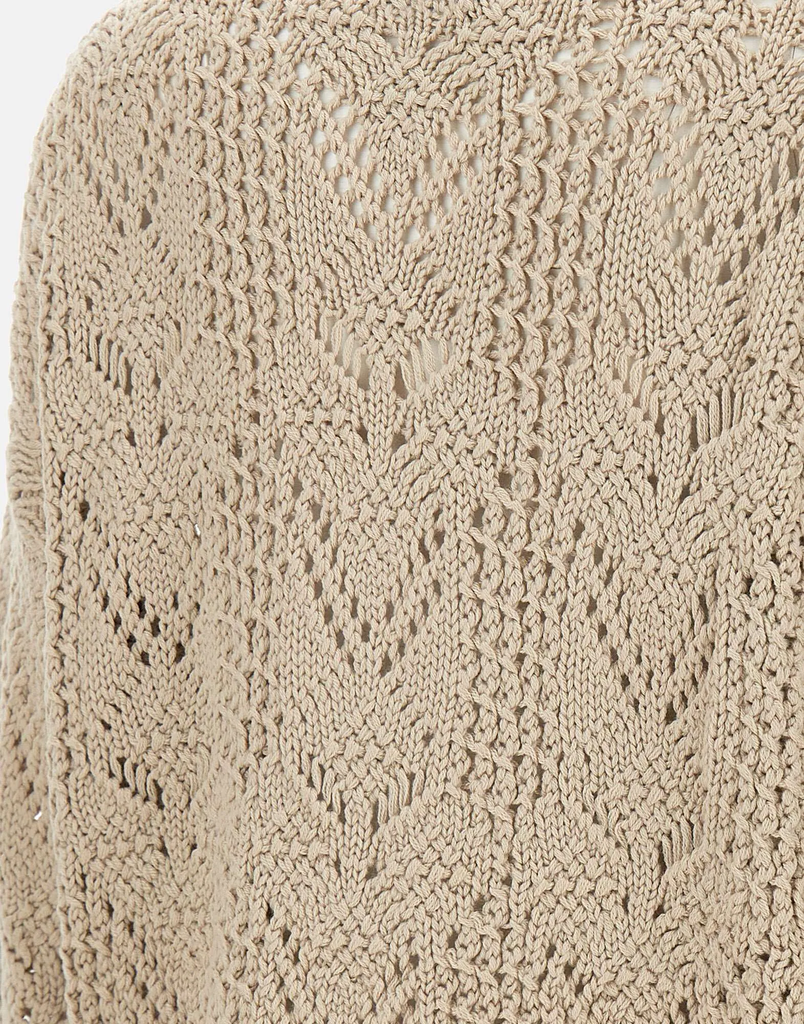 Wool Blend Oatmeal Beige Sweater